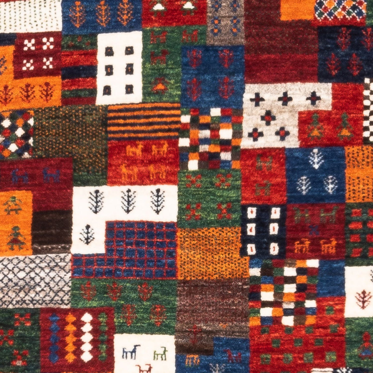 Gabbeh Tapijt - Loribaft Perzisch - Koninklijke - 128 x 85 cm - veelkleurig