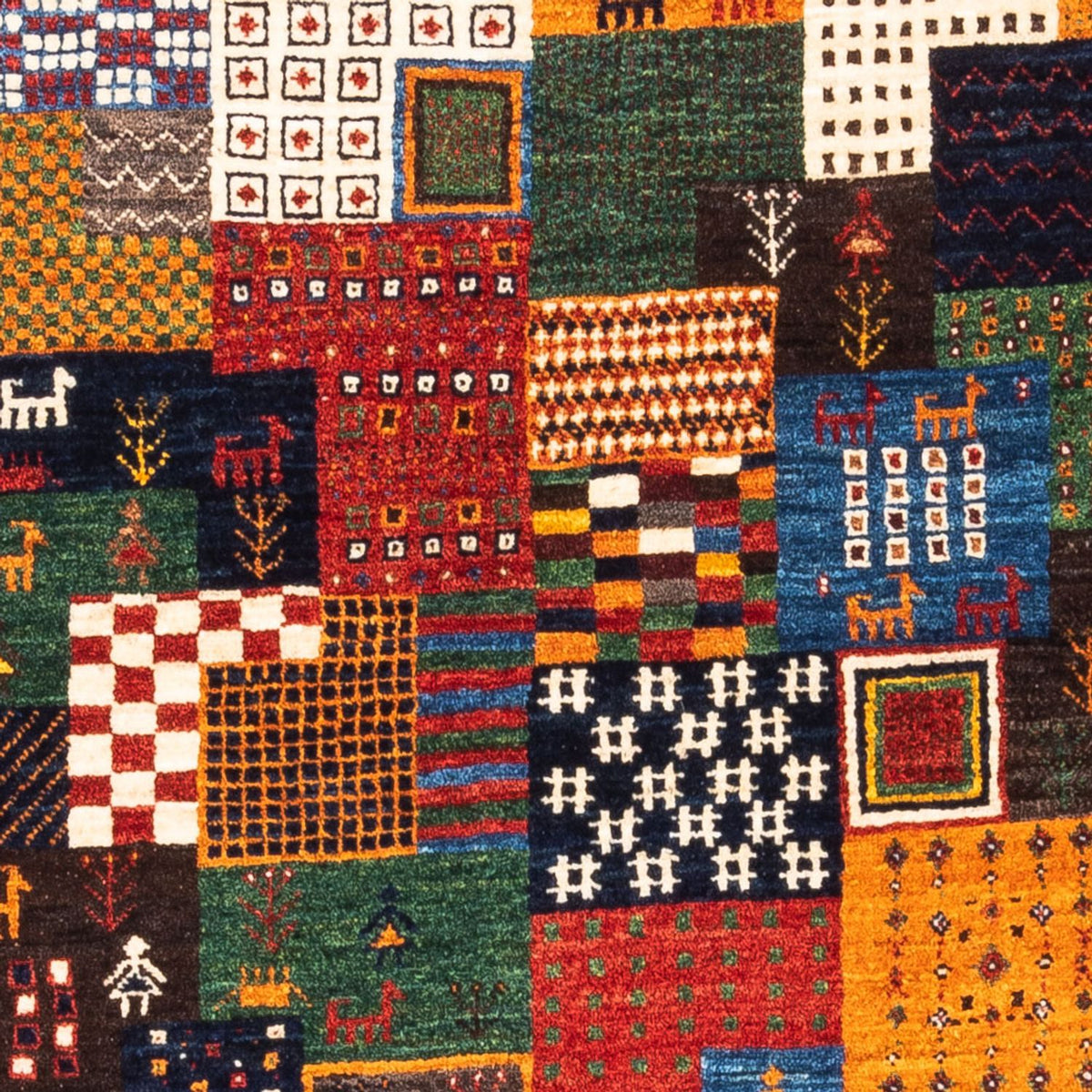 Gabbeh Tapijt - Loribaft Perzisch - Koninklijke - 146 x 97 cm - veelkleurig