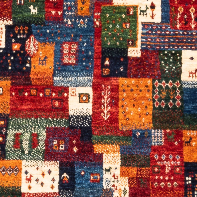 Gabbeh Tapijt - Loribaft Perzisch - Koninklijke - 127 x 84 cm - veelkleurig