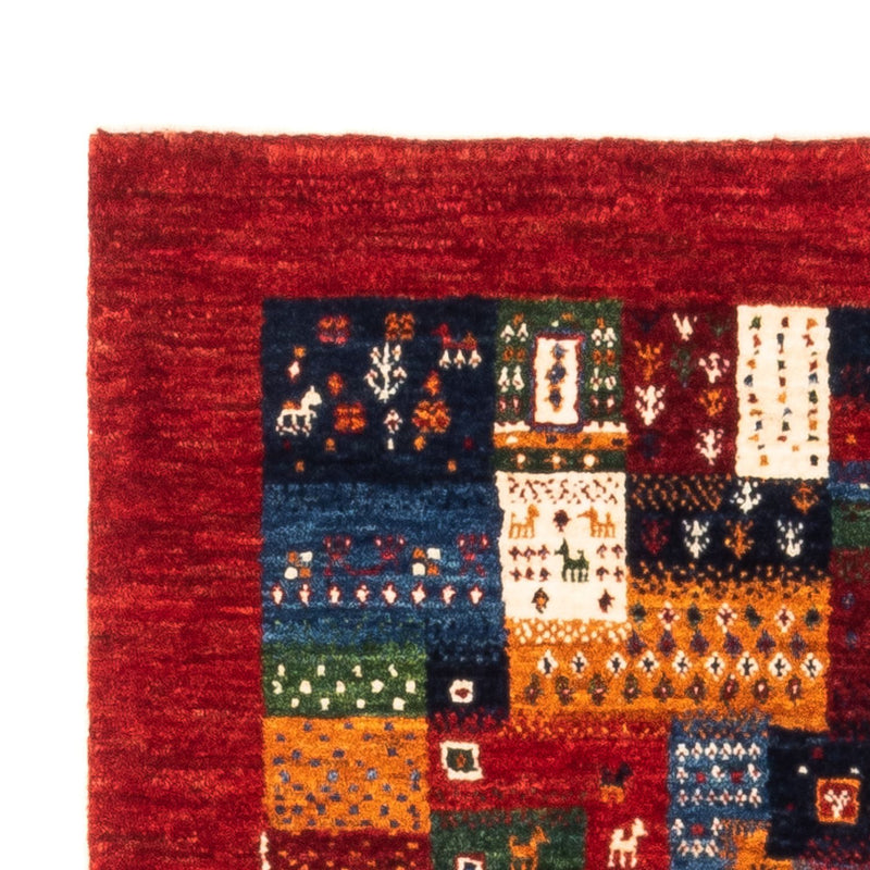 Gabbeh Tapijt - Loribaft Perzisch - Koninklijke - 127 x 84 cm - veelkleurig