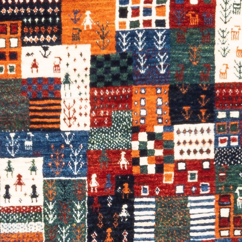 Gabbeh Tapijt - Loribaft Perzisch - Koninklijke - 125 x 83 cm - veelkleurig