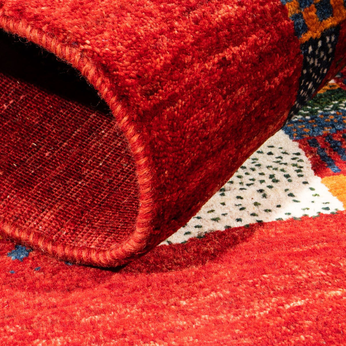 Gabbeh Tapijt - Loribaft Perzisch - Koninklijke - 120 x 80 cm - veelkleurig