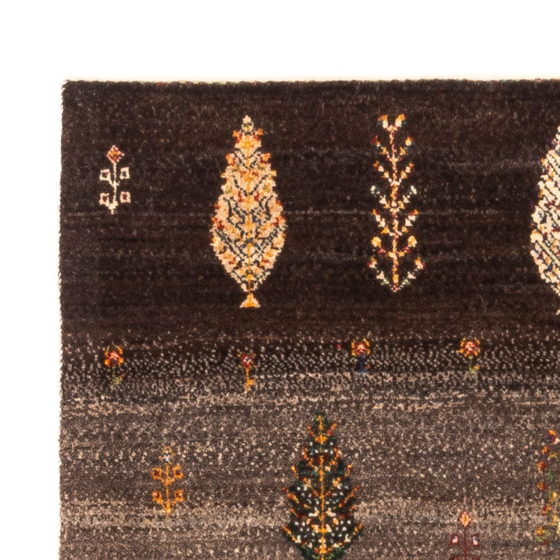 Gabbeh Tapijt - Loribaft Perzisch - Koninklijke - 125 x 88 cm - grijs