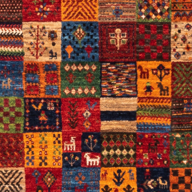 Gabbeh Tapijt - Loribaft Perzisch - Koninklijke - 124 x 80 cm - veelkleurig