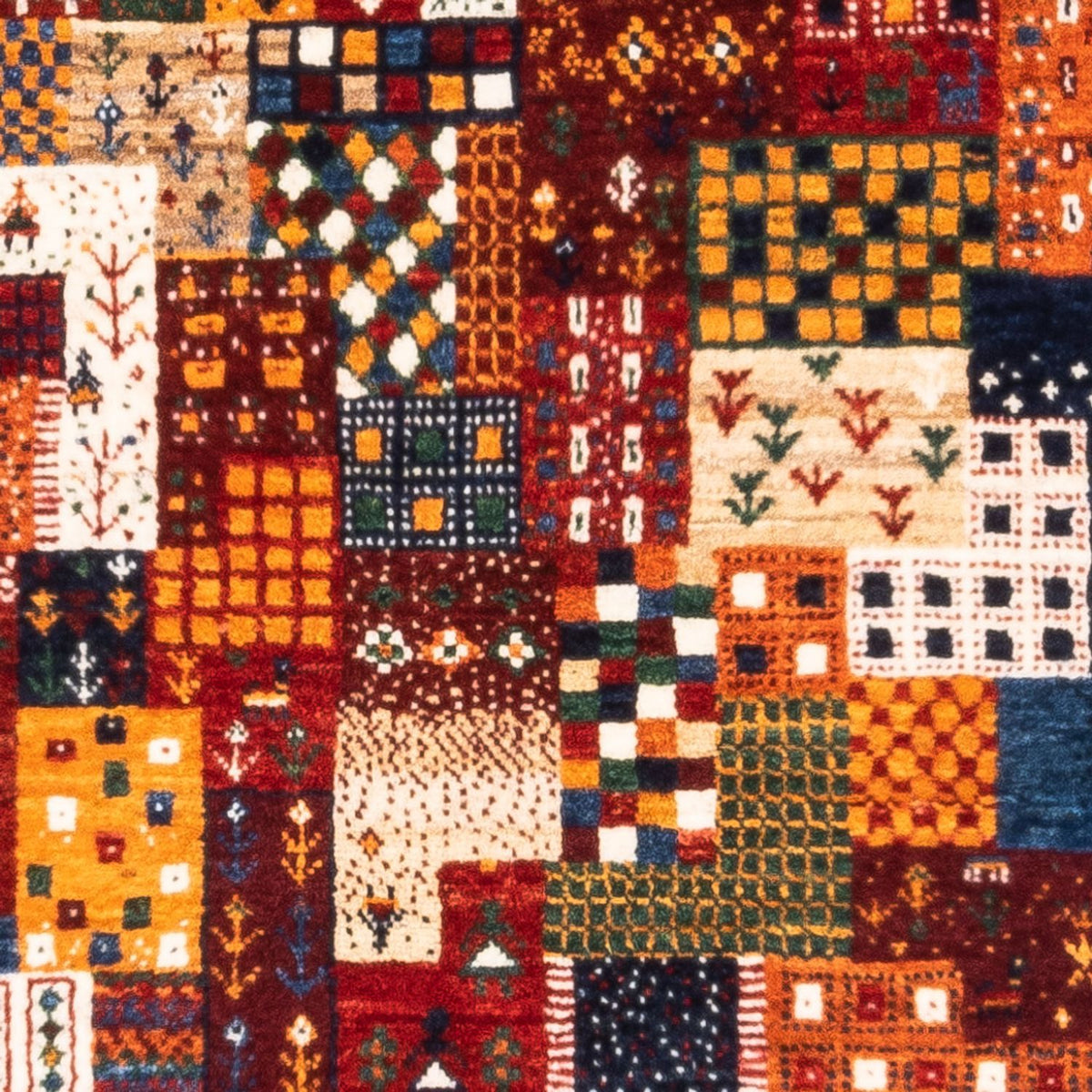 Gabbeh Tapijt - Loribaft Perzisch - Koninklijke - 128 x 85 cm - veelkleurig