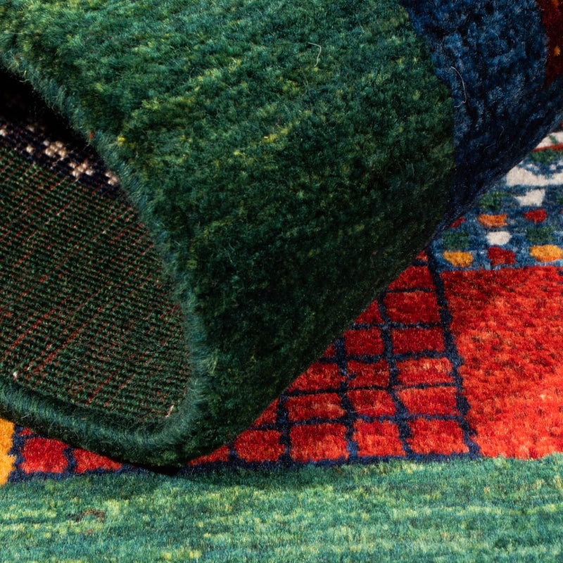 Gabbeh Tapijt - Loribaft Perzisch - Koninklijke - 128 x 85 cm - veelkleurig