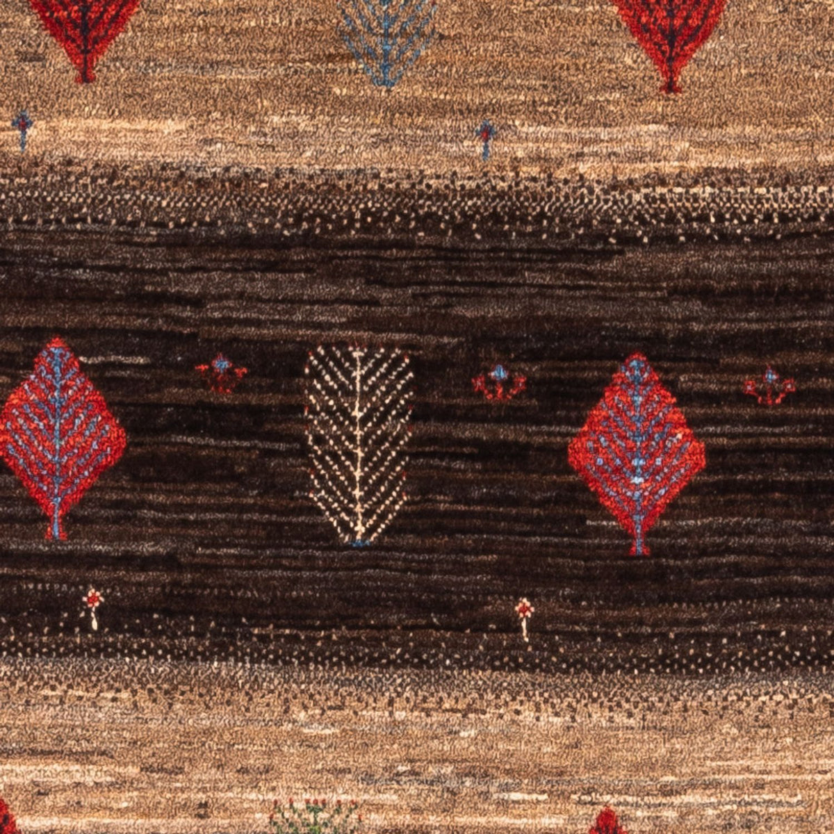 Gabbeh Tapijt - Loribaft Perzisch - Koninklijke - 131 x 88 cm - veelkleurig