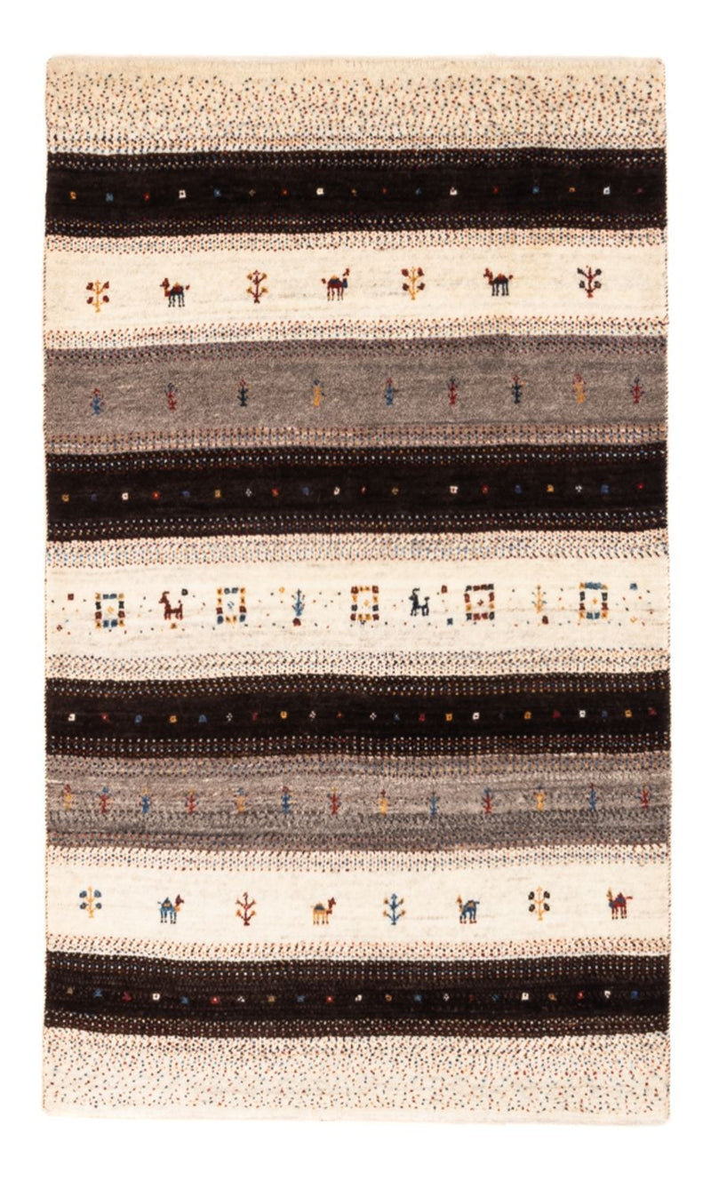 Gabbeh Tapijt - Loribaft Perzisch - Koninklijke - 134 x 84 cm - bruin