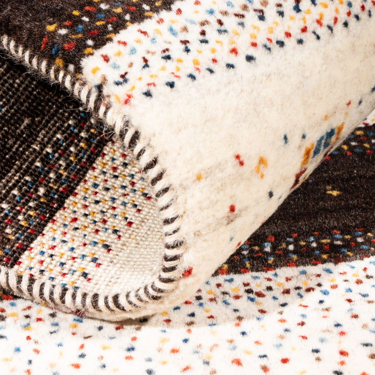 Gabbeh Tapijt - Loribaft Perzisch - Koninklijke - 134 x 84 cm - bruin