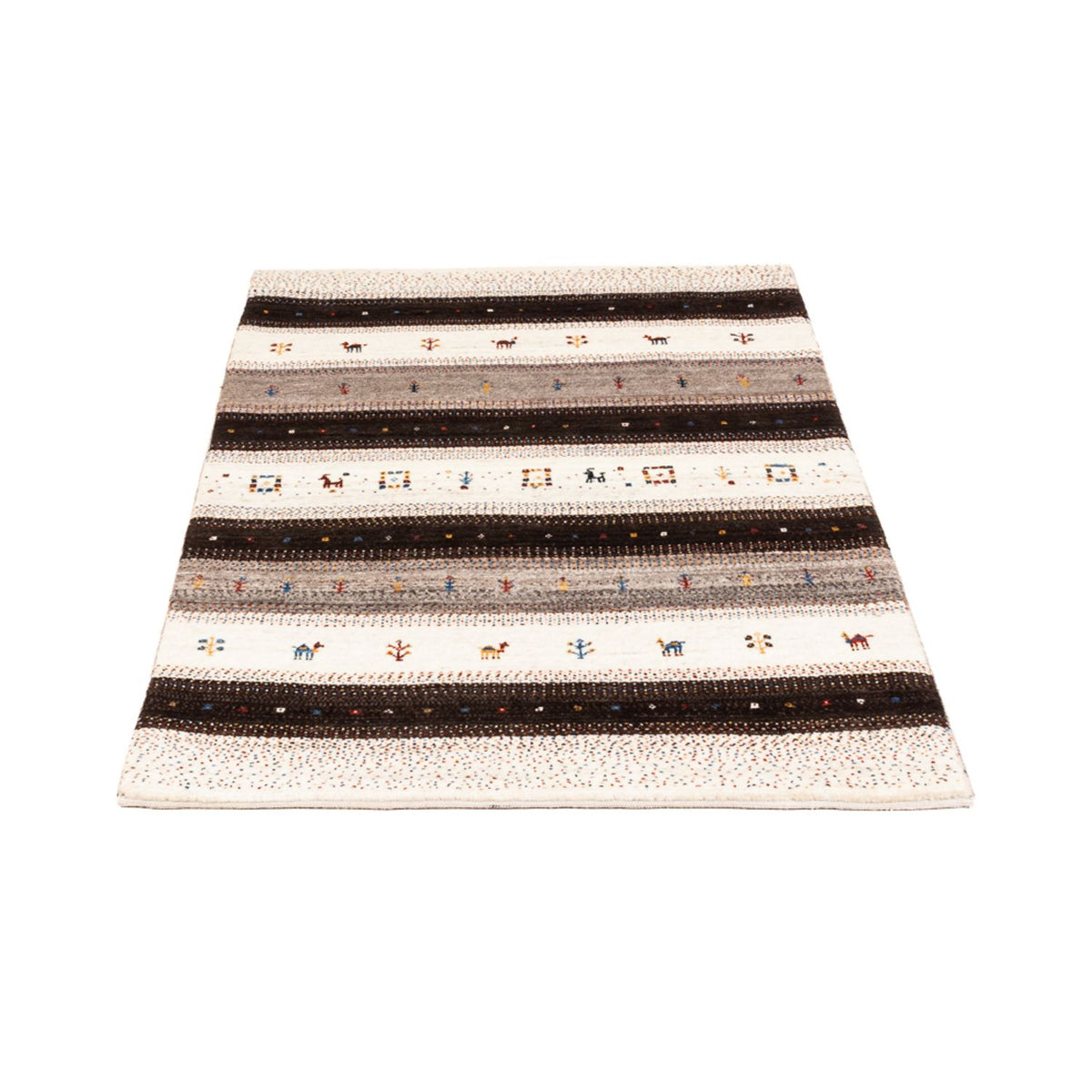 Gabbeh Tapijt - Loribaft Perzisch - Koninklijke - 134 x 84 cm - bruin