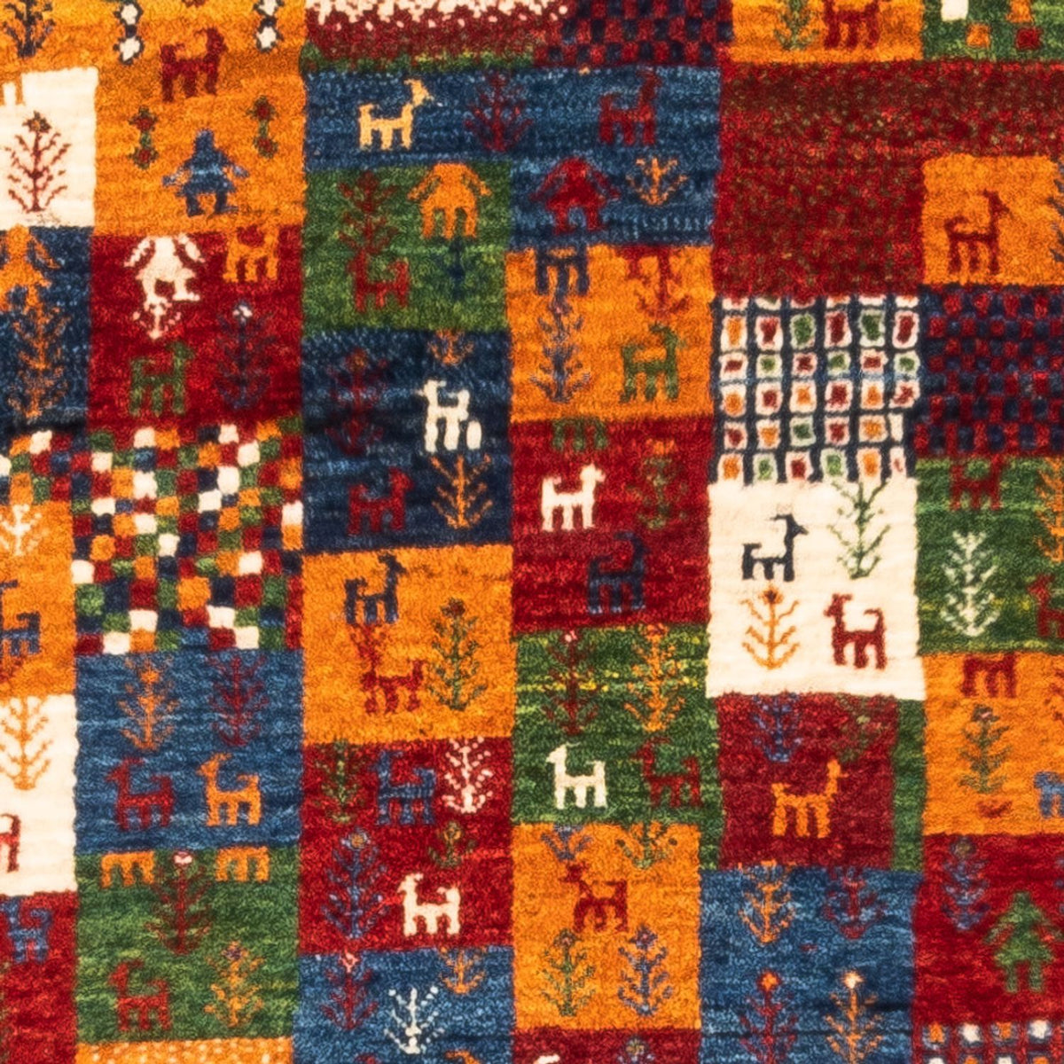 Gabbeh Tapijt - Loribaft Perzisch - Koninklijke - 133 x 85 cm - veelkleurig