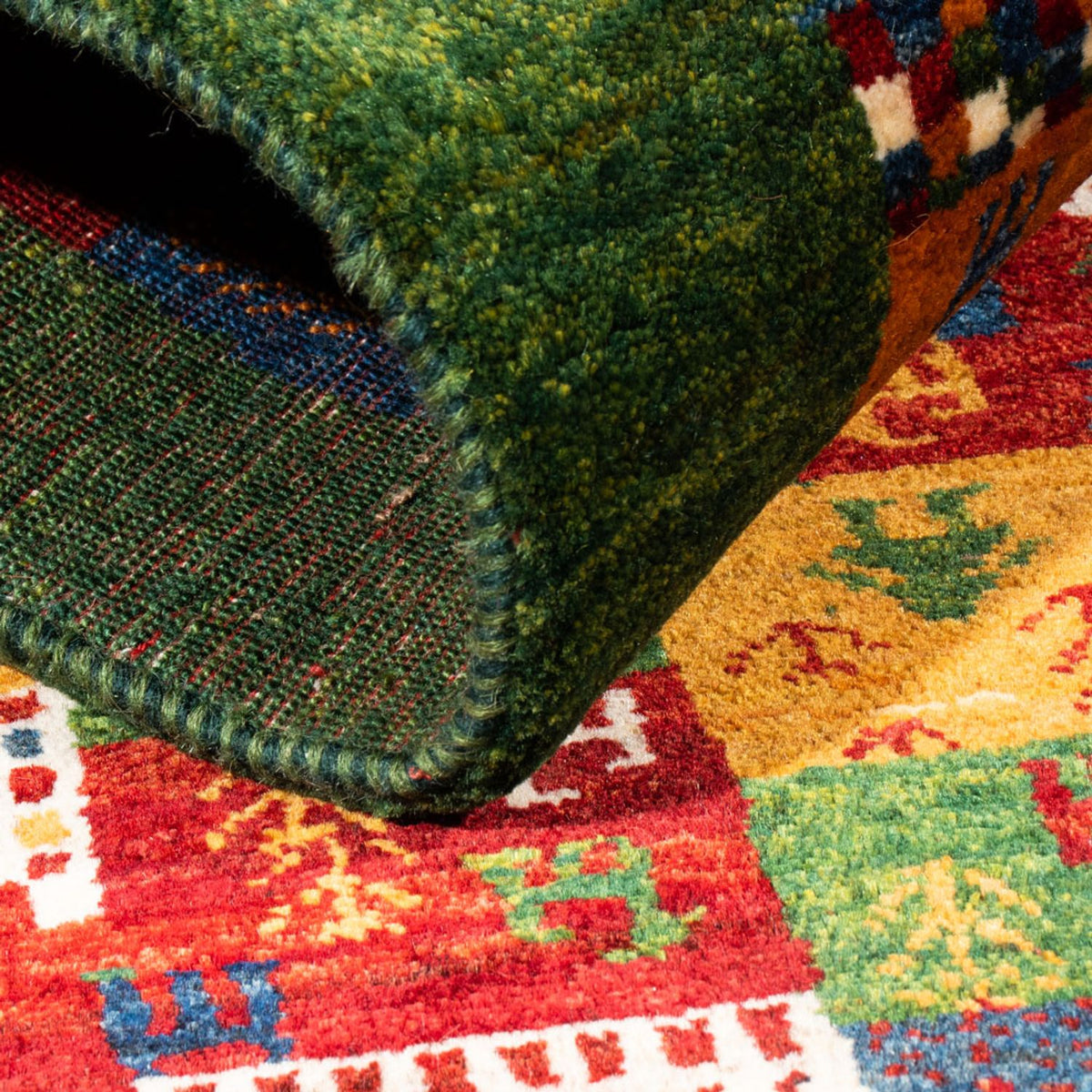 Gabbeh Tapijt - Loribaft Perzisch - Koninklijke - 133 x 85 cm - veelkleurig