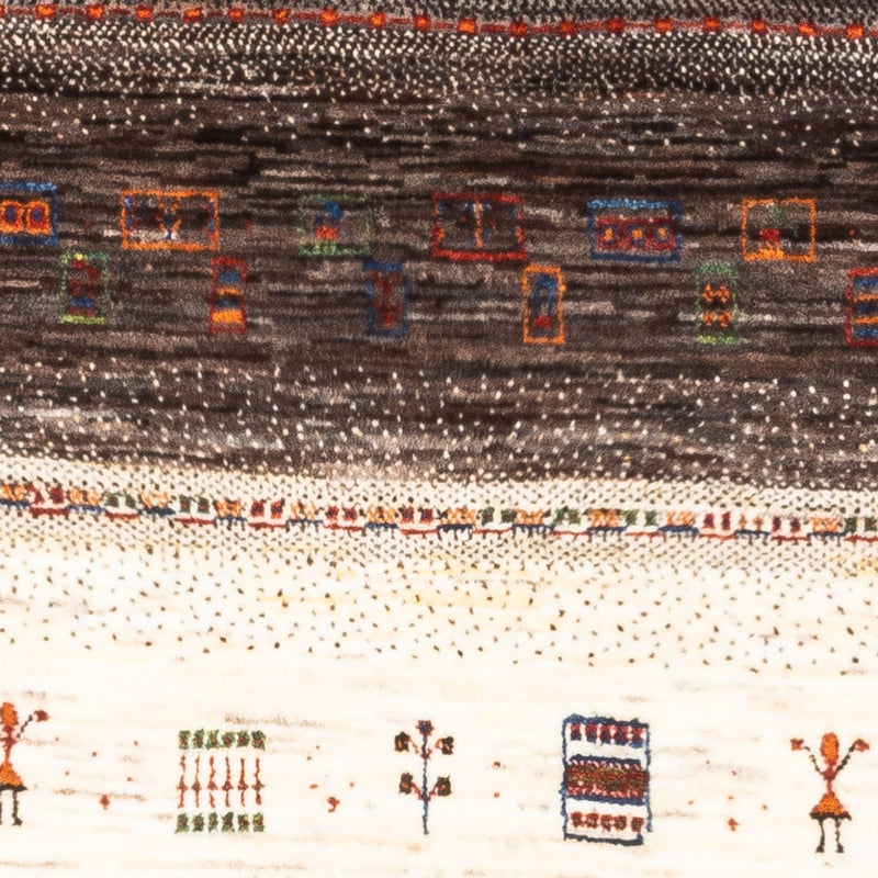 Gabbeh Tapijt - Loribaft Perzisch - Koninklijke - 137 x 85 cm - bruin