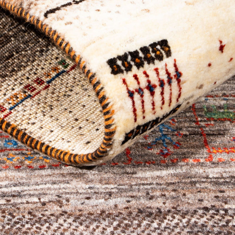 Gabbeh Tapijt - Loribaft Perzisch - Koninklijke - 137 x 85 cm - bruin