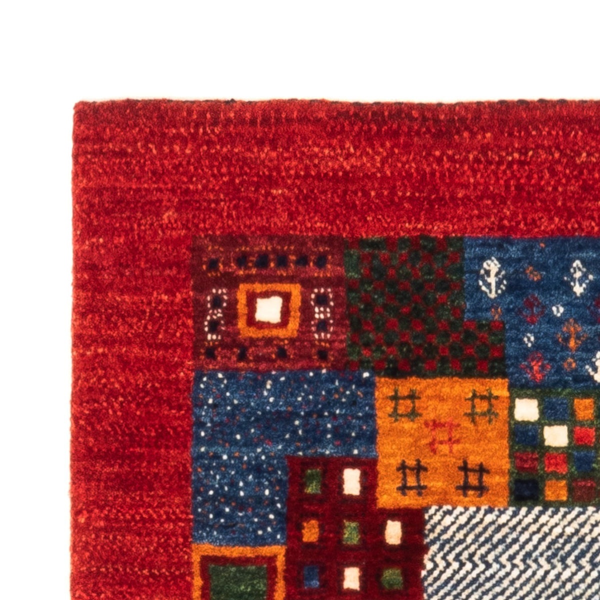 Gabbeh Tapijt - Loribaft Perzisch - Koninklijke - 132 x 86 cm - veelkleurig