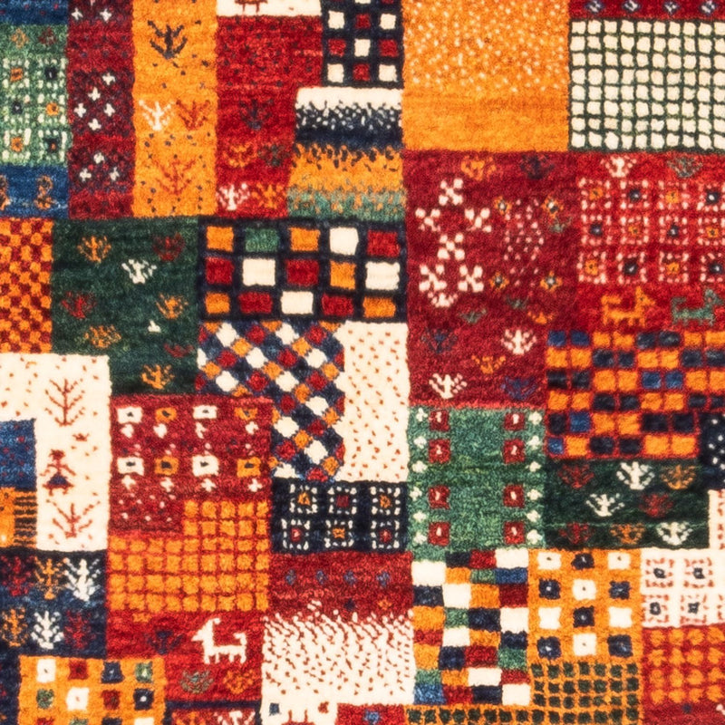 Gabbeh Tapijt - Loribaft Perzisch - Koninklijke - 130 x 86 cm - veelkleurig