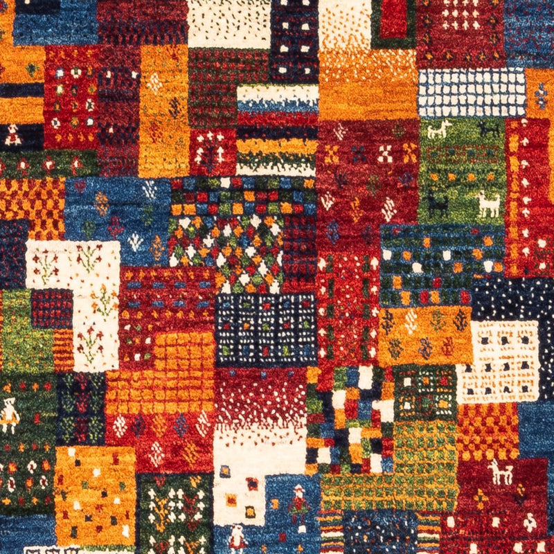 Gabbeh Tapijt - Loribaft Perzisch - Koninklijke - 120 x 87 cm - veelkleurig