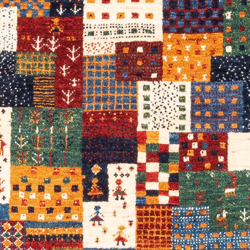 Gabbeh Tapijt - Loribaft Perzisch - Koninklijke - 119 x 79 cm - veelkleurig