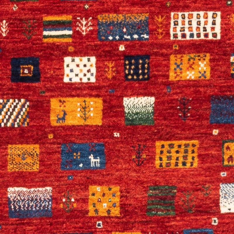 Gabbeh Tapijt - Loribaft Perzisch - Koninklijke - 130 x 85 cm - veelkleurig