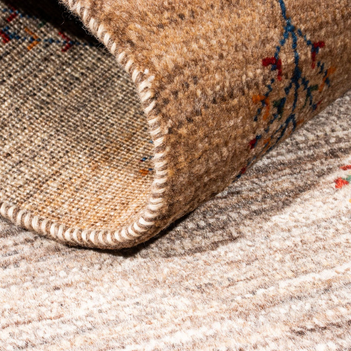 Gabbeh Tapijt - Loribaft Perzisch - Koninklijke - 123 x 81 cm - veelkleurig