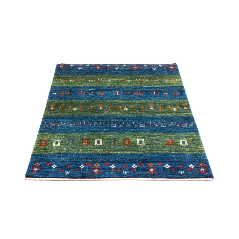 Gabbeh Tapijt - Loribaft Perzisch - Koninklijke - 130 x 85 cm - blauw