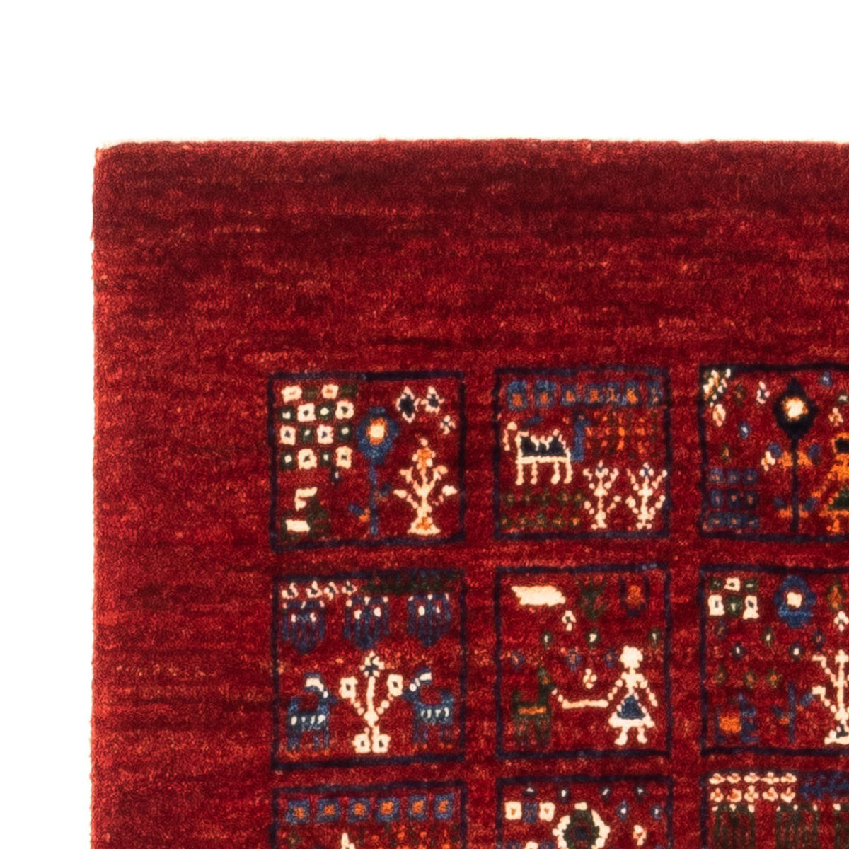 Gabbeh Tapijt - Loribaft Perzisch - Koninklijke - 133 x 83 cm - veelkleurig