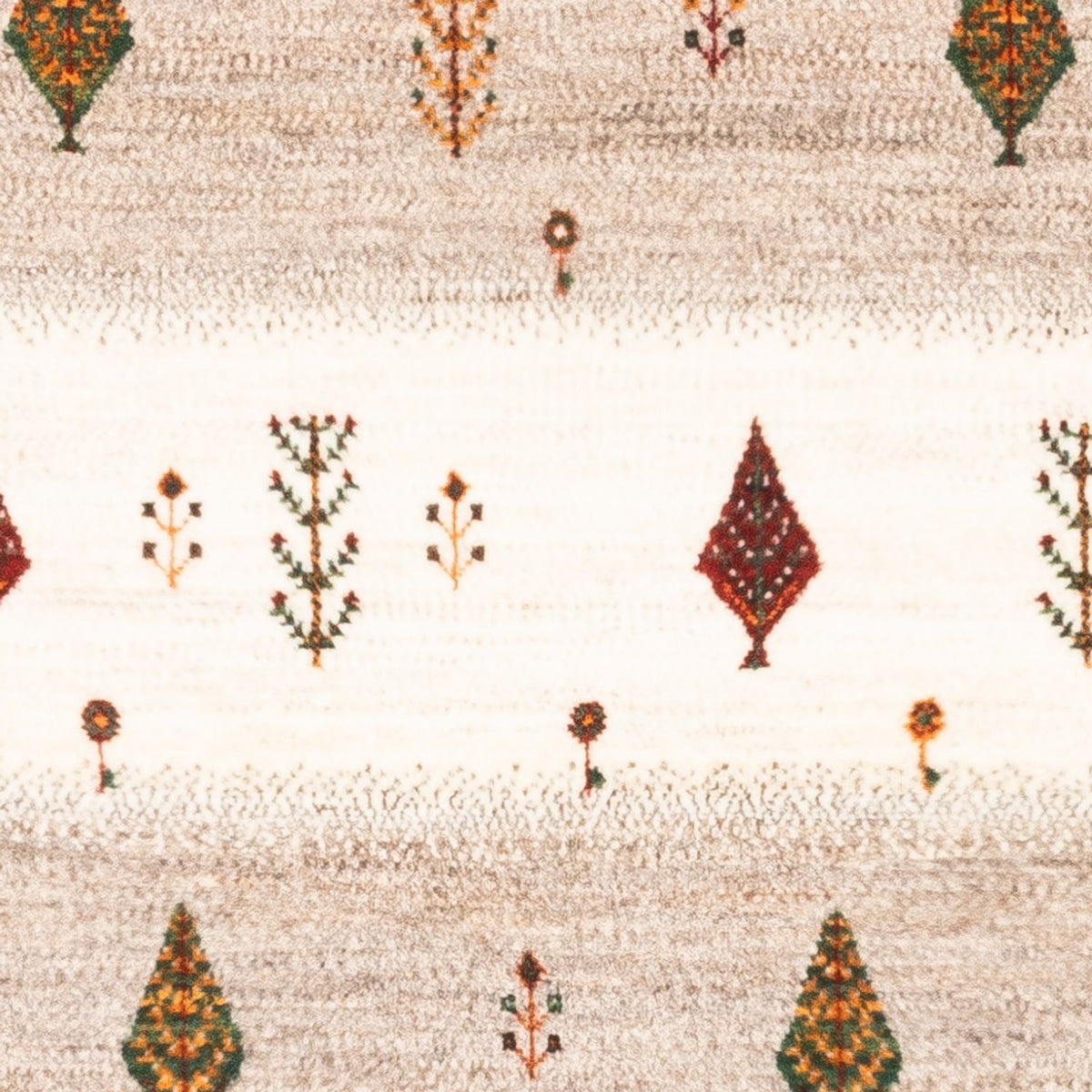 Gabbeh Tapijt - Loribaft Perzisch - Koninklijke - 126 x 84 cm - grijs