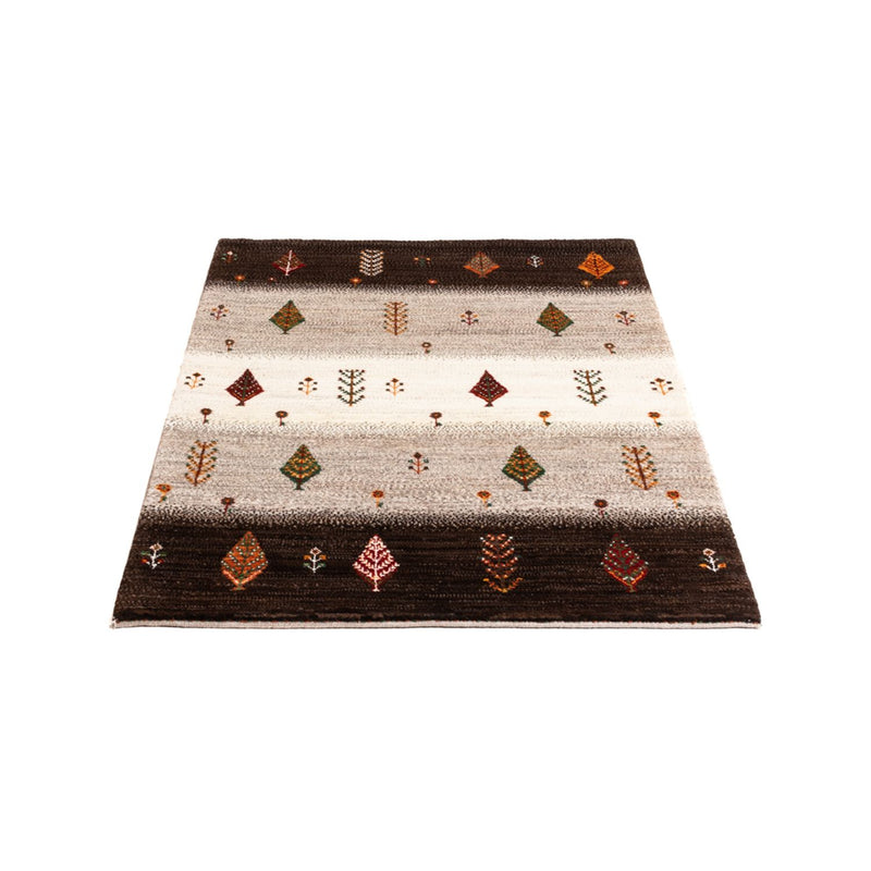 Gabbeh Tapijt - Loribaft Perzisch - Koninklijke - 126 x 84 cm - grijs