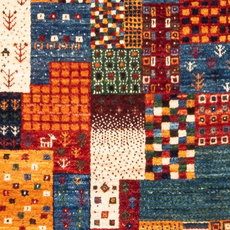 Gabbeh Tapijt - Loribaft Perzisch - Koninklijke - 132 x 80 cm - veelkleurig