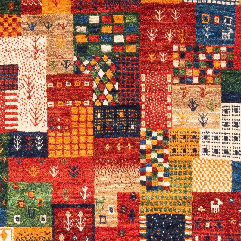 Gabbeh Tapijt - Loribaft Perzisch - Koninklijke - 123 x 87 cm - veelkleurig