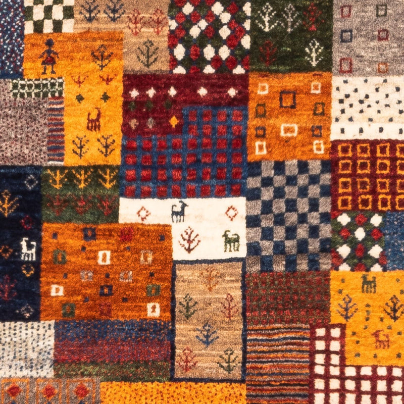 Gabbeh Tapijt - Loribaft Perzisch - Koninklijke - 130 x 83 cm - veelkleurig