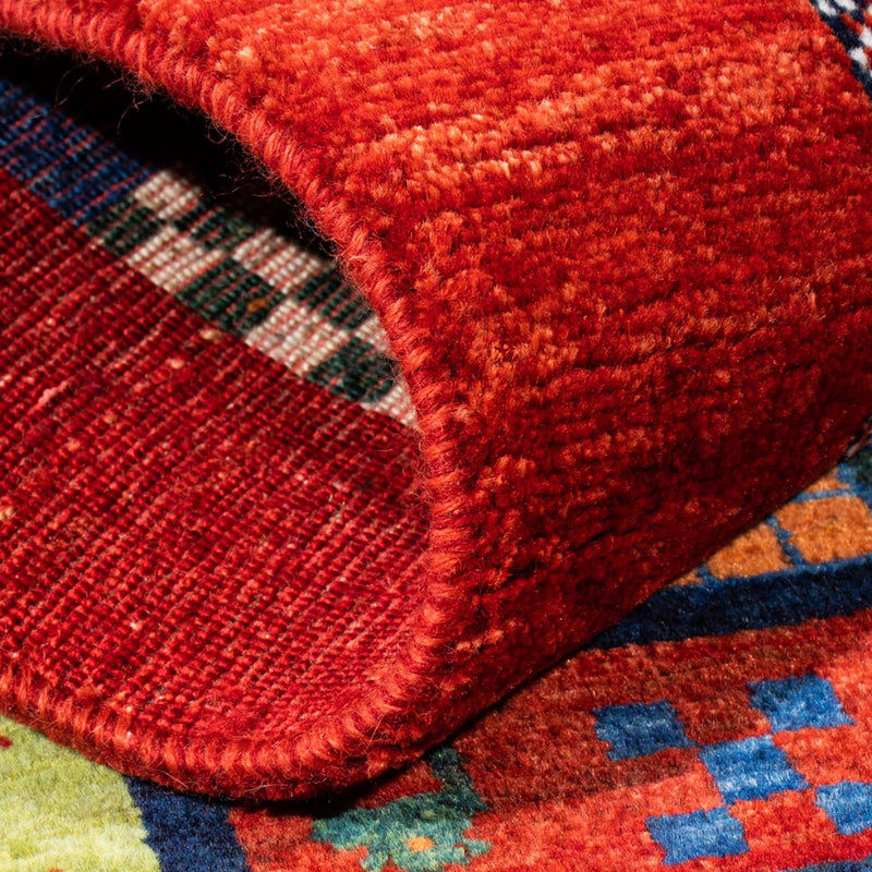 Gabbeh Tapijt - Loribaft Perzisch - Koninklijke - 131 x 81 cm - veelkleurig