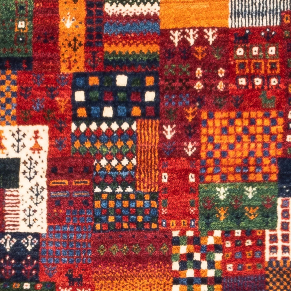 Gabbeh Tapijt - Loribaft Perzisch - Koninklijke - 130 x 83 cm - veelkleurig