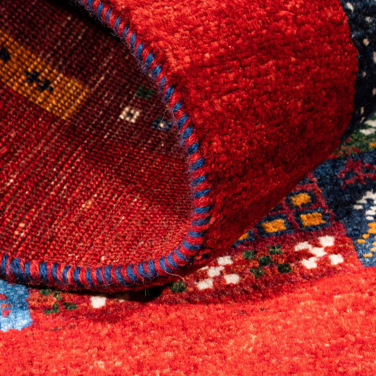 Gabbeh Tapijt - Loribaft Perzisch - Koninklijke - 130 x 83 cm - veelkleurig