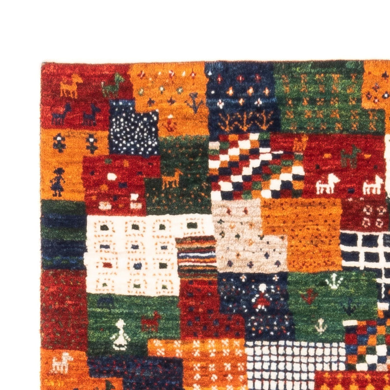 Gabbeh Tapijt - Loribaft Perzisch - Koninklijke - 125 x 80 cm - veelkleurig