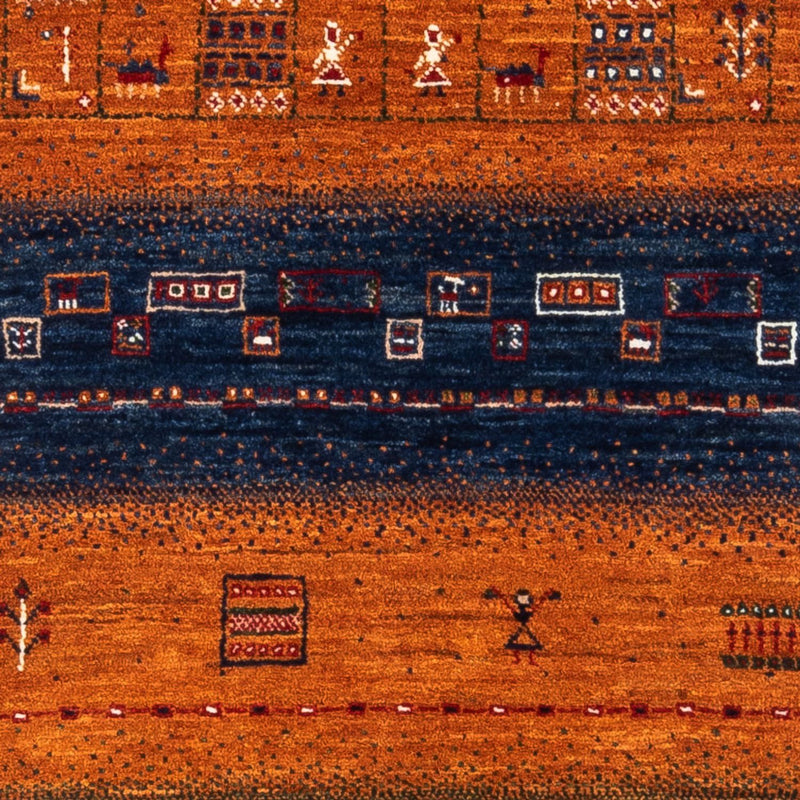 Gabbeh Tapijt - Loribaft Perzisch - Koninklijke - 129 x 88 cm - veelkleurig