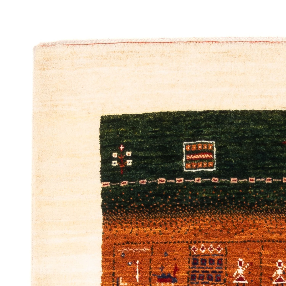 Gabbeh Tapijt - Loribaft Perzisch - Koninklijke - 129 x 88 cm - veelkleurig