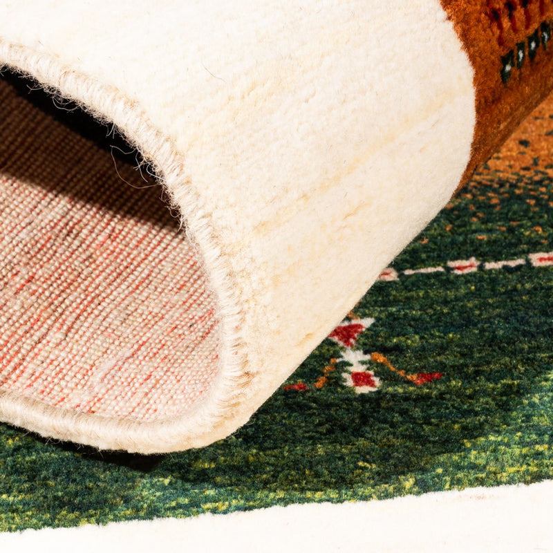 Gabbeh Tapijt - Loribaft Perzisch - Koninklijke - 129 x 88 cm - veelkleurig