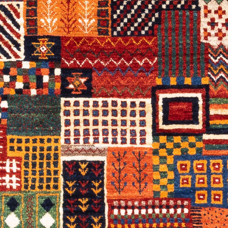 Gabbeh Tapijt - Loribaft Perzisch - Koninklijke - 123 x 84 cm - veelkleurig