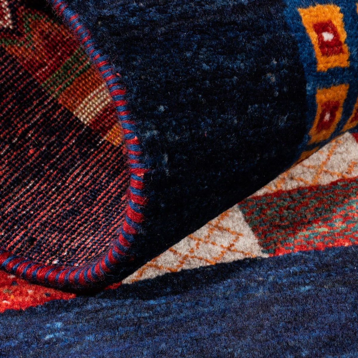 Gabbeh Tapijt - Loribaft Perzisch - Koninklijke - 123 x 84 cm - veelkleurig