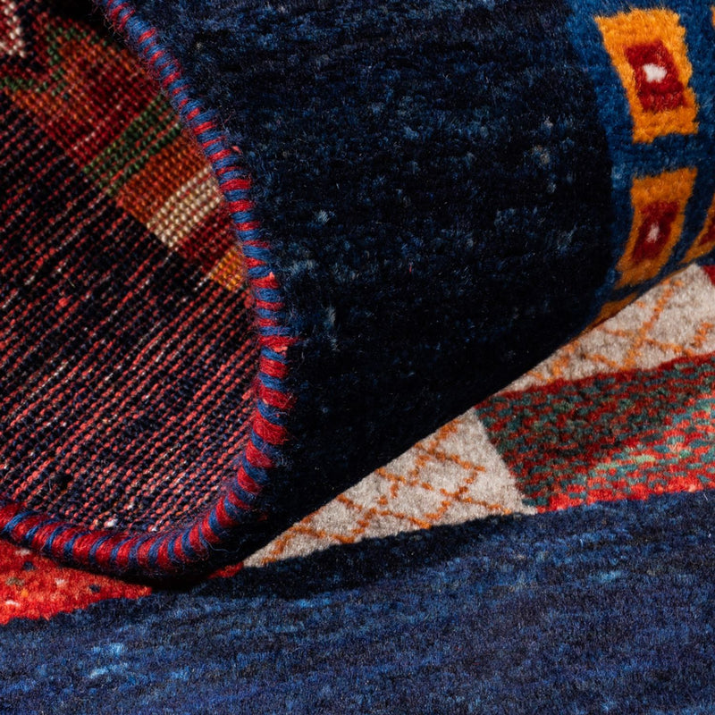 Gabbeh Tapijt - Loribaft Perzisch - Koninklijke - 123 x 84 cm - veelkleurig