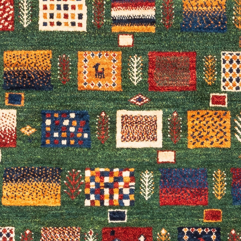 Gabbeh Tapijt - Loribaft Perzisch - Koninklijke - 117 x 83 cm - veelkleurig