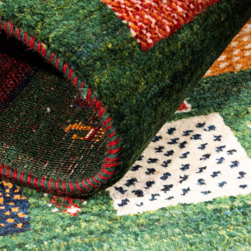 Gabbeh Tapijt - Loribaft Perzisch - Koninklijke - 117 x 83 cm - veelkleurig