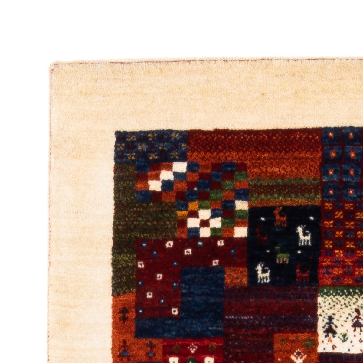 Gabbeh Tapijt - Loribaft Perzisch - Koninklijke - 134 x 84 cm - veelkleurig