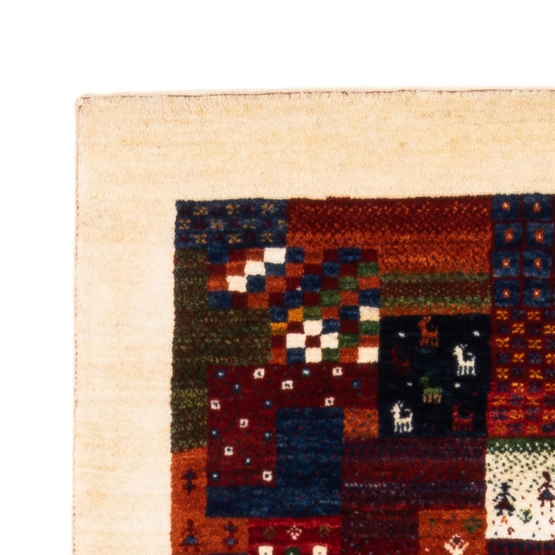 Gabbeh Tapijt - Loribaft Perzisch - Koninklijke - 134 x 84 cm - veelkleurig