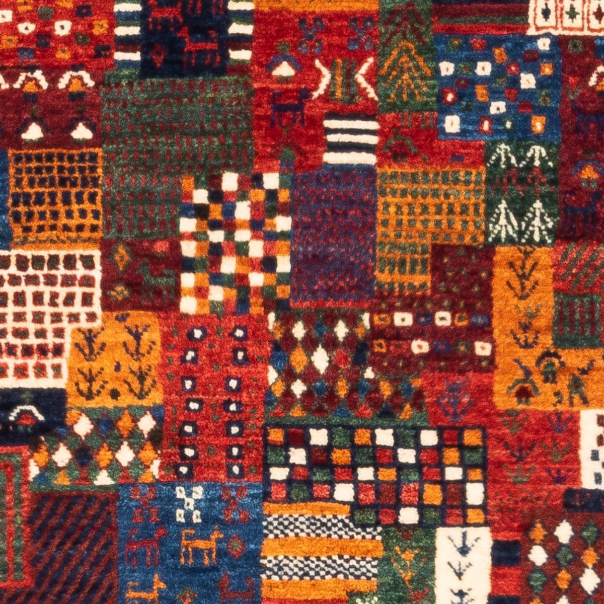 Gabbeh Tapijt - Loribaft Perzisch - Koninklijke - 134 x 82 cm - veelkleurig