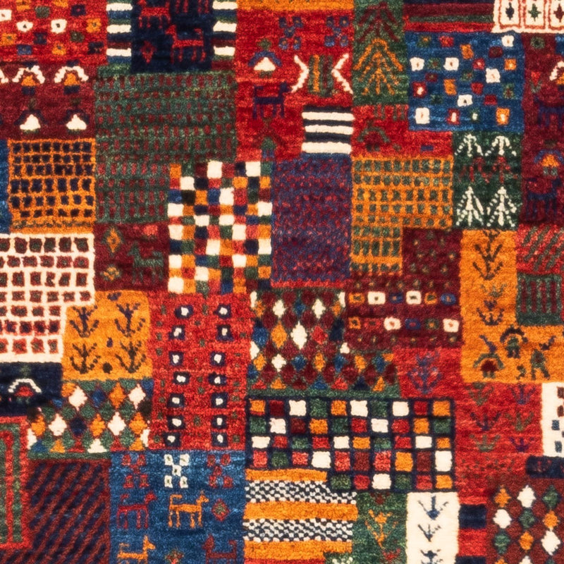 Gabbeh Tapijt - Loribaft Perzisch - Koninklijke - 134 x 82 cm - veelkleurig