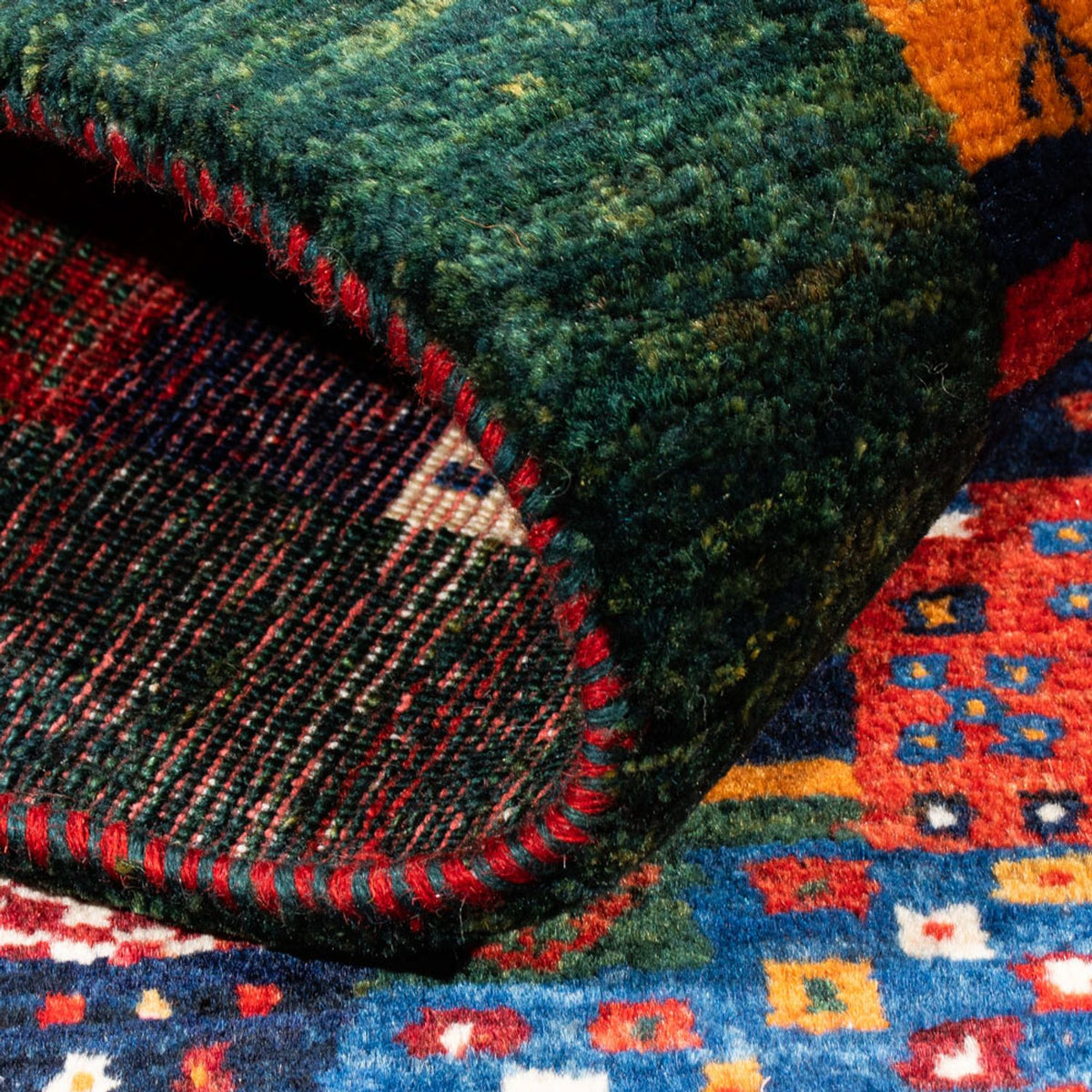 Gabbeh Tapijt - Loribaft Perzisch - Koninklijke - 134 x 82 cm - veelkleurig