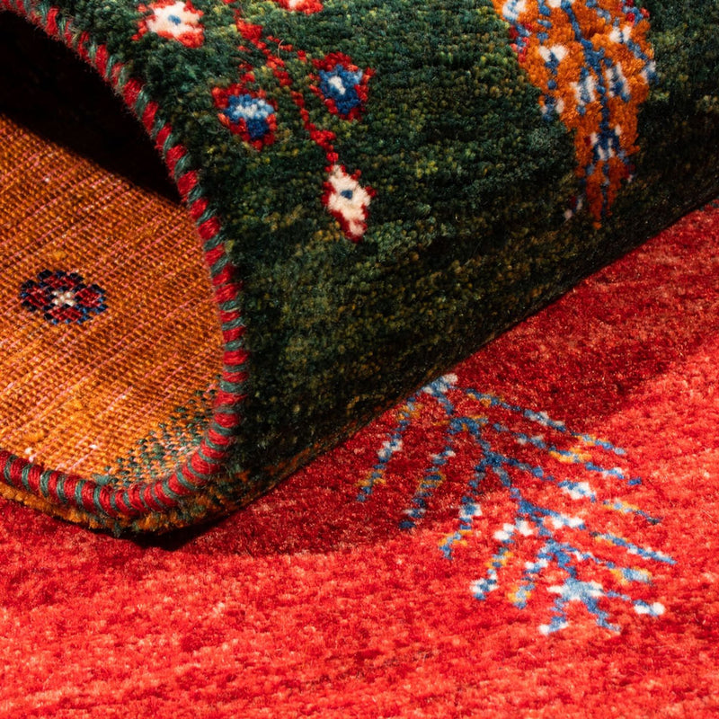 Gabbeh Tapijt - Loribaft Perzisch - Koninklijke - 136 x 84 cm - veelkleurig