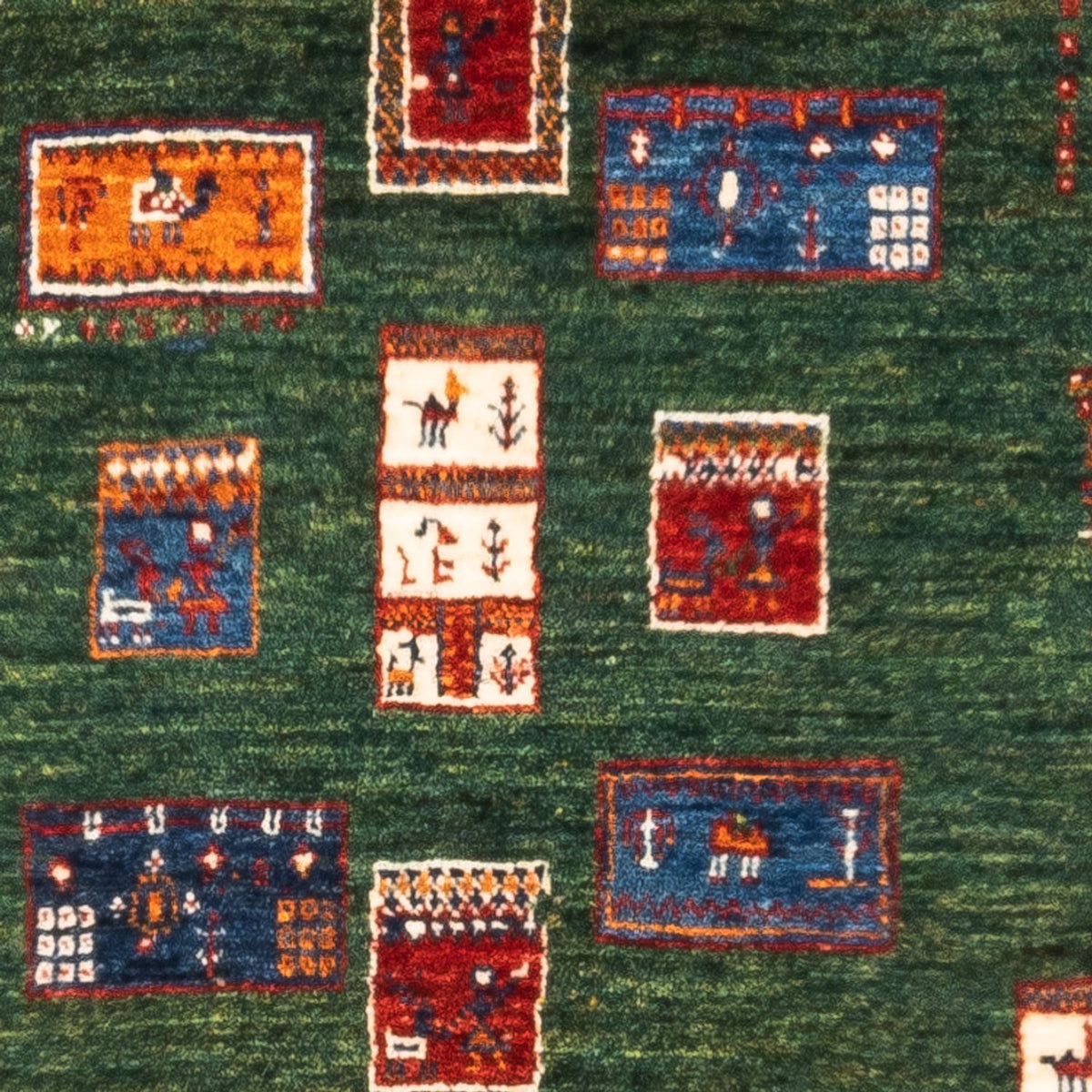 Gabbeh Tapijt - Loribaft Perzisch - Koninklijke - 135 x 83 cm - veelkleurig